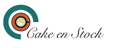 Conception graphique du logo pour le salon de thé Cake en Stock