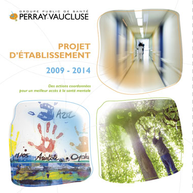 Conception graphique de la plaquette du projet d'établissement