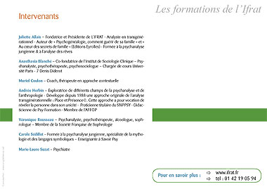 création de plaquette pour institut d'analyse