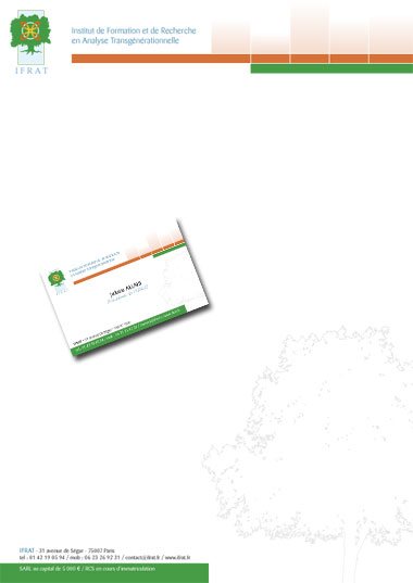 création de documents éditoriaux pour institut d'analyse