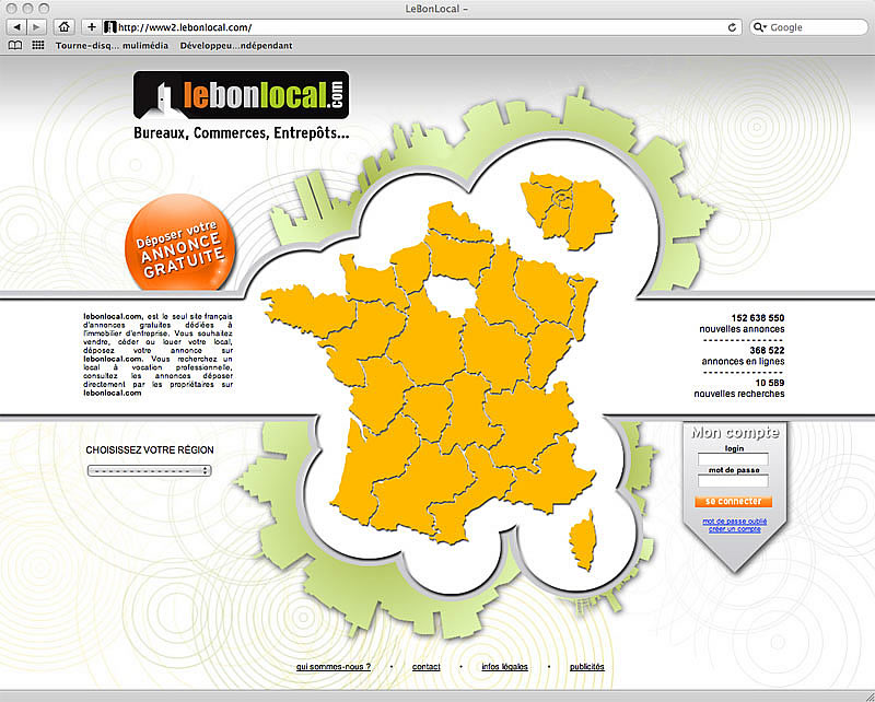 Site internet d'annonces immobilière