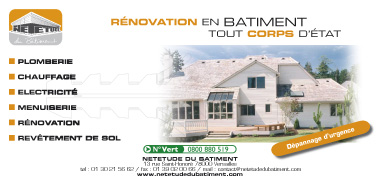 Netetude du Bâtiment - Rénovation en bâtiment tout corps d'état