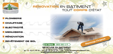 Netetude du Bâtiment - Rénovation en bâtiment tout corps d'état
