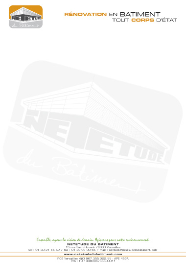 Netetude du Bâtiment - Rénovation en bâtiment tout corps d'état