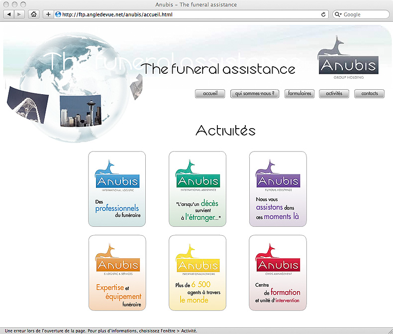 Anubis Group - Assistance funéraire