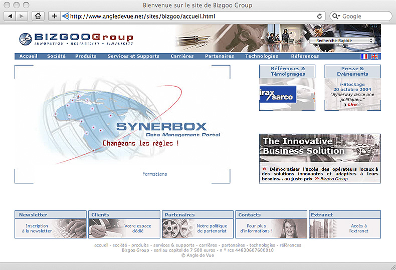 Bizgoo Group Gestion de données