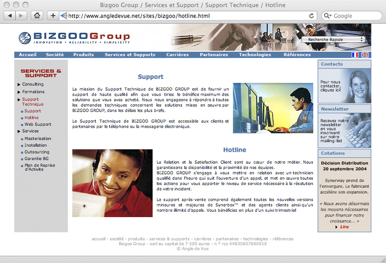 Bizgoo Group Gestion de données