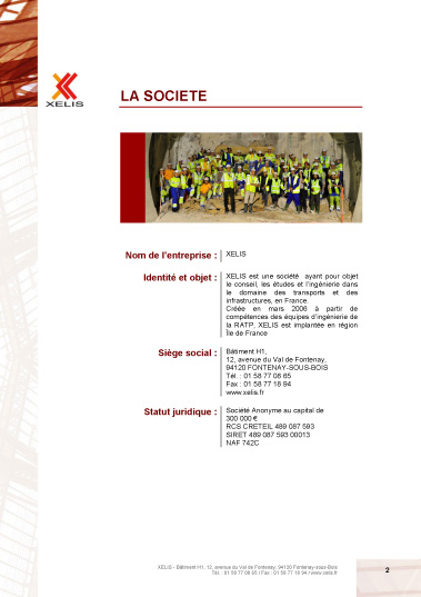 charte présentation entreprise